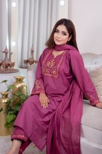 প্রিমিয়াম আড়ং কটন থ্রি-পিস কালেকশন - Image 4