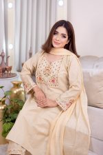 প্রিমিয়াম আড়ং কটন থ্রি-পিস কালেকশন - Image 4